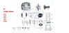 kit molle per valvole kinroad 150 cc