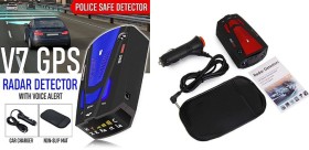 Detector de GPS para automóvil, detector de radar de 360 ​​°