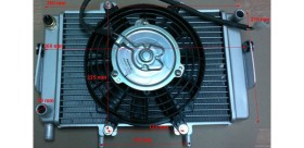 Radiador con ventilador