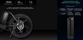 Bicicleta eléctrica plegable Shark BK6 Series