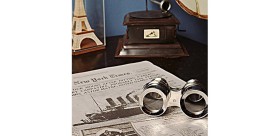 Jumelle marine en aluminium  vintage