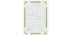 COC EEC certificat homologation