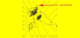 RADIATOR COVER XYST300