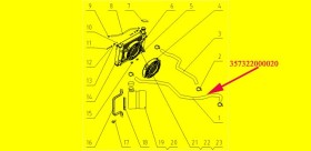 ENGINE WATER OUTLET PIPE XYST300