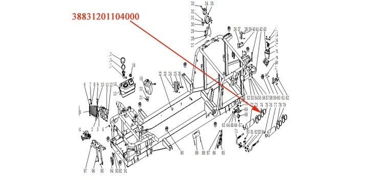 abrazadera del silenciador