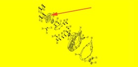 Apoyando trasera cojinete 260 GSMOON