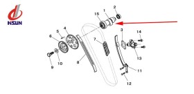 cam shaft hisun 400 450