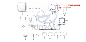 Bloc cylindre kinroad 150 cc