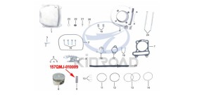 Piston pin kinroad 150 cc