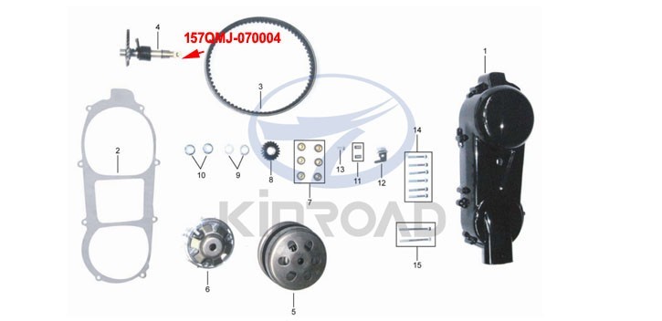 START SHAFT KINROAD 150 CC