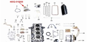 Oil pump Kinroad 800 cc 1100 cc