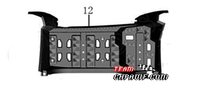Repose-pieds droit ODES 800