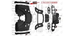 Rear Fender, RH Odes 800