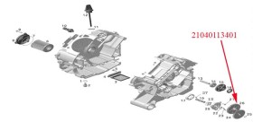 Idle gear, 38T Odes 800cc