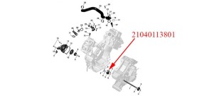 Pump gear,15 teeth Odes 1000 cc