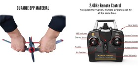 RC Corsair F4U Airplane Xpilot One Key Aerobatic 761-8 RTF