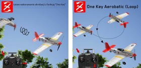 Mini Mustang P51D 4-Ch Aereo con stabilizzatore Xpilot 