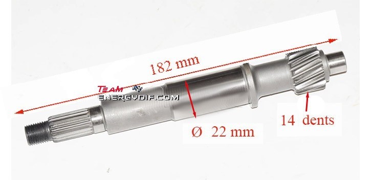 CF MOTO  250 cc Arbre de transmission