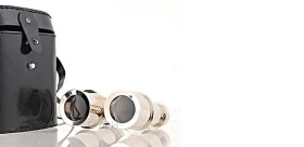 Jumelle marine en aluminium  vintage