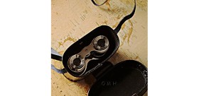 Jumelle marine en aluminium  vintage