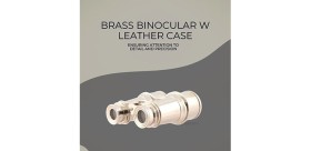 Jumelle marine en aluminium  vintage