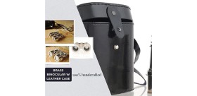 Jumelle marine en aluminium  vintage