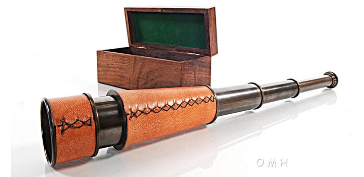 Télescope portatif en laiton de haute qualité